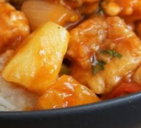 Filet de colin sauce aigre douce
