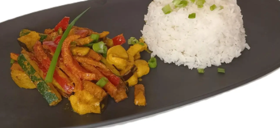 Menu Curry de légumes 