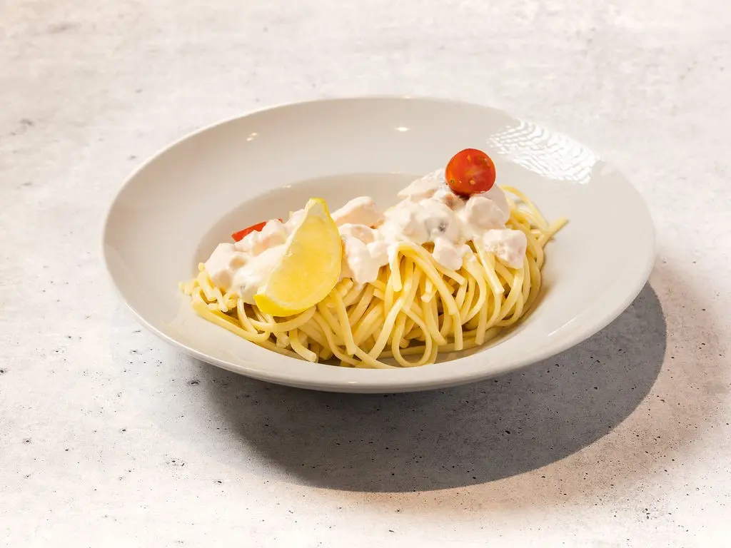 Linguine à la crème de saumon